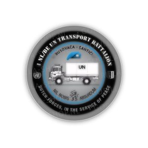 1 (NL/BE) VN Transportbat. sticker in the service of peace