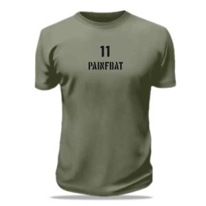 11painfbat bedrukt t-shirt