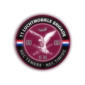 11 Luchtmobiele Brigade - LATIJN (bordeaux)