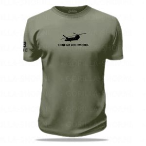 Groen t-shirt luchtmobiel