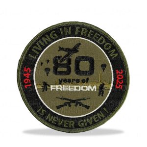 80 jaar vrijheid patch