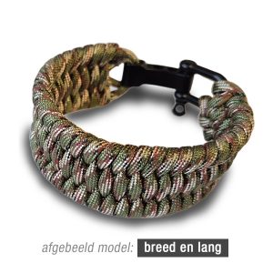 Armband paracord camouflage