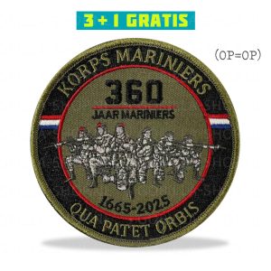 patch 360 jaar Korps Mariniers