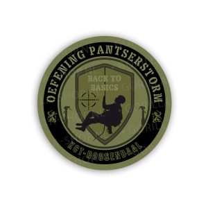 Sticker Oefening Pantserstorm
