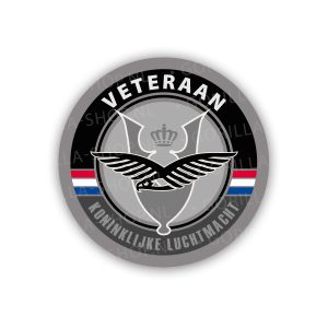 Veteraan - LUCHTMACHT sticker