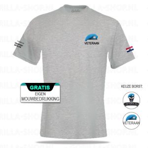 Veteraan V.N. T-shirt (zinkgrijs)