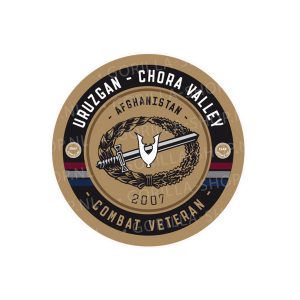 Veteraan - Gevechtsinsigne sticker ISAF