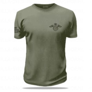 t-shirt aan- en afvoertroepen